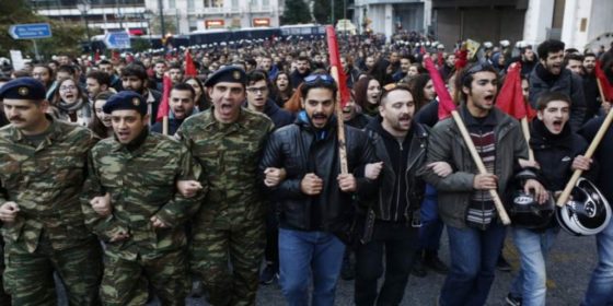 Να γενικεύσουμε τις αντιστάσεις μέσα και έξω από τον στρατό: Αντιμιλιταριστική – Αντιπολεμική πορεία