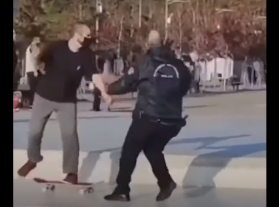 Κυνηγητό skater από την αστυνομία στη Θεσσαλονίκη