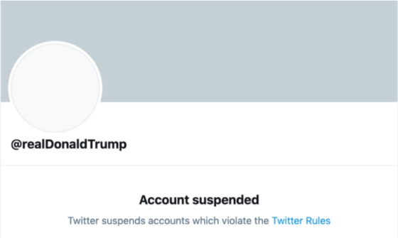 Το twitter έβαλε οριστικό λουκέτο στον λογαριασμό του Τραμπ