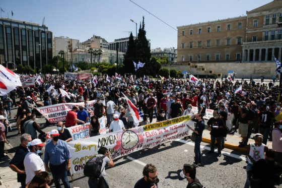 Ξανά στους δρόμους ο κόσμος της εργασίας, απέναντι στο αντεργατικό νομοσχέδιο