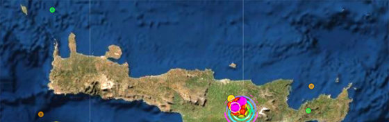 Νέος ισχυρός σεισμός 5,4 Ρίχτερ στο Ηράκλειο