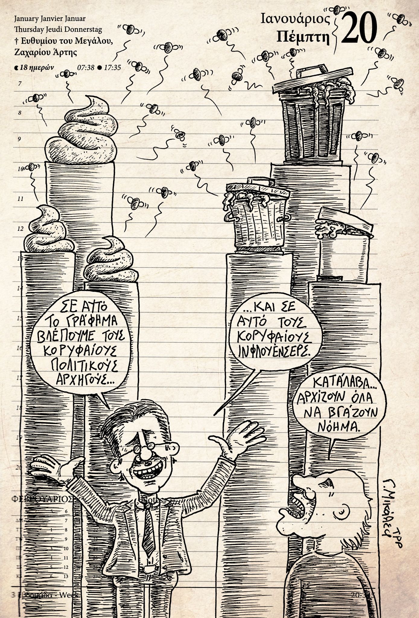 Ημερολόγιο 20ης Ιανουαρίου 2022