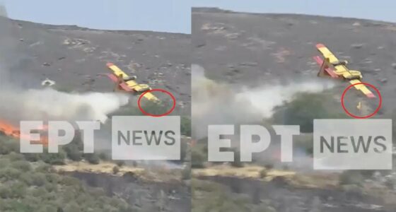 Έπεσε καναντέρ στην Κάρυστο – Αγωνία για τους πιλότους