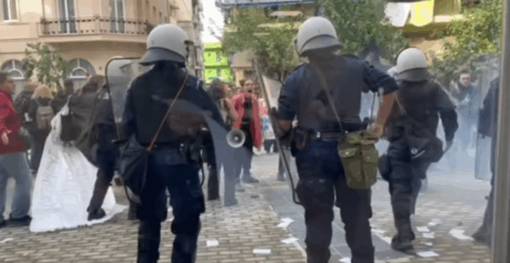 Parents and teachers attacked in protest as 20 children hospitalised, groups say