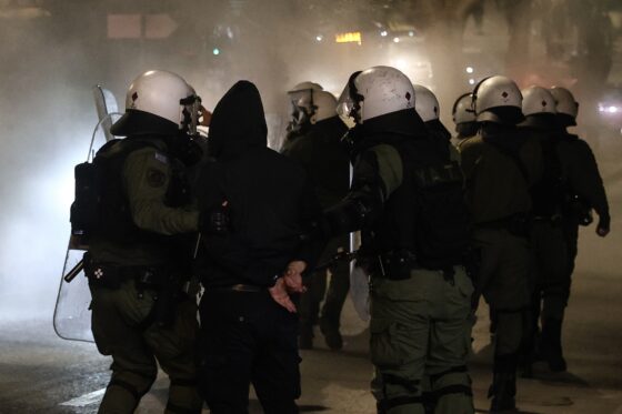 Brutal police violence and mass arrests at Athens march marking two years of genocide in Gaza